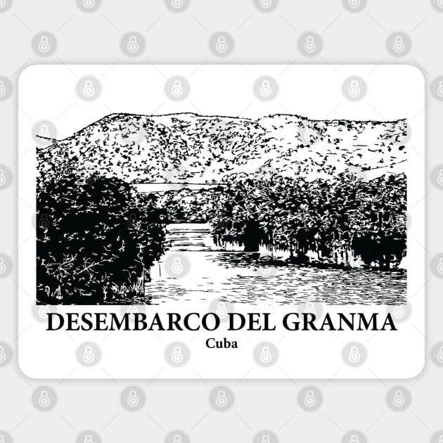 Desembarco del Granma National Park - Cuba Magnet by Lakeric